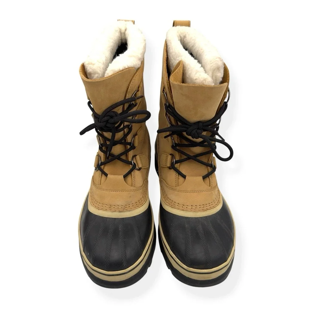 SOREL Caribou Men's Waterproof Snow Boots Winter Insulated Boot Men's Size 9